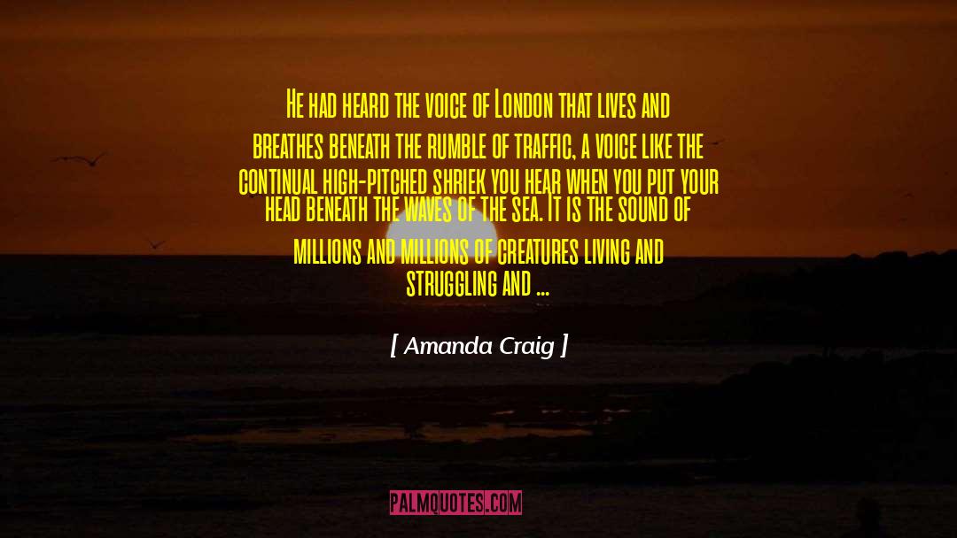 Amanda Craig Quotes: He had heard the voice