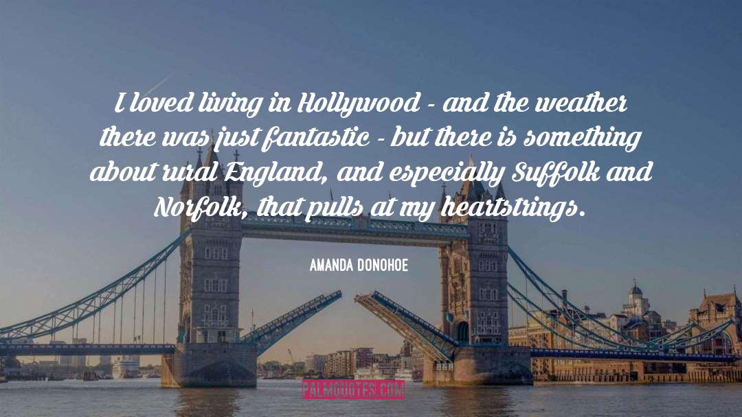 Amanda Donohoe Quotes: I loved living in Hollywood