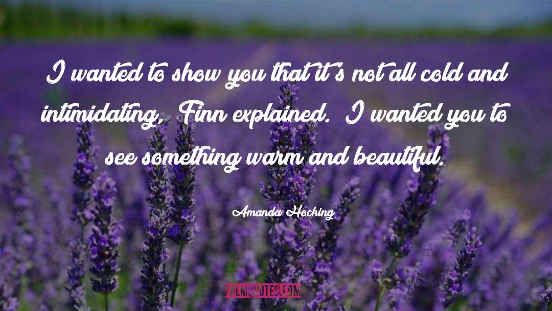 Amanda Hocking Quotes: I wanted to show you