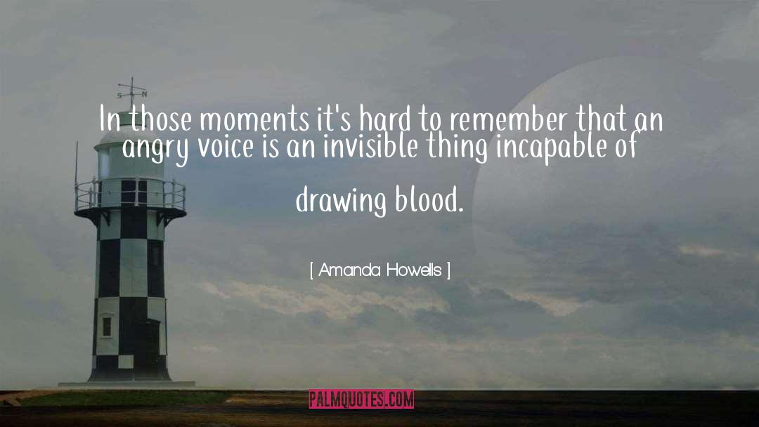 Amanda Howells Quotes: In those moments it's hard