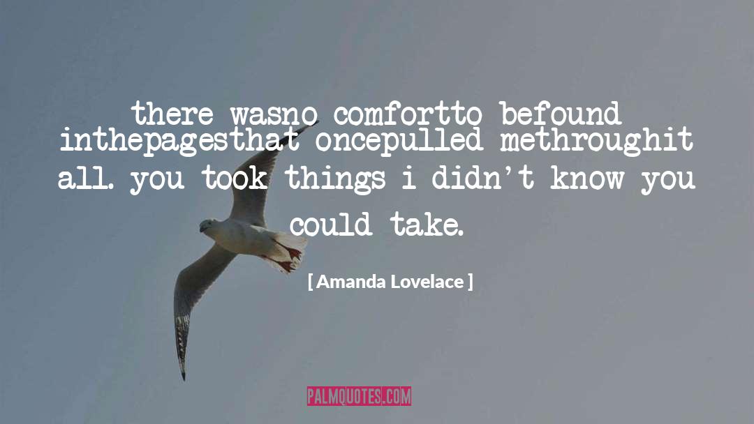 Amanda Lovelace Quotes: there was<br />no comfort<br /><br