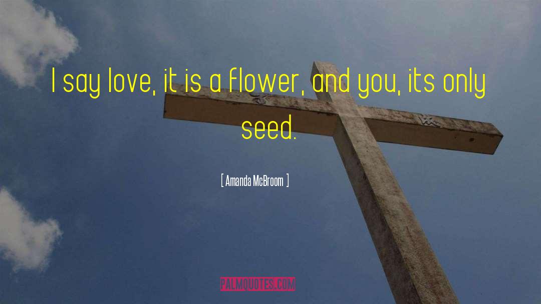 Amanda McBroom Quotes: I say love, it is