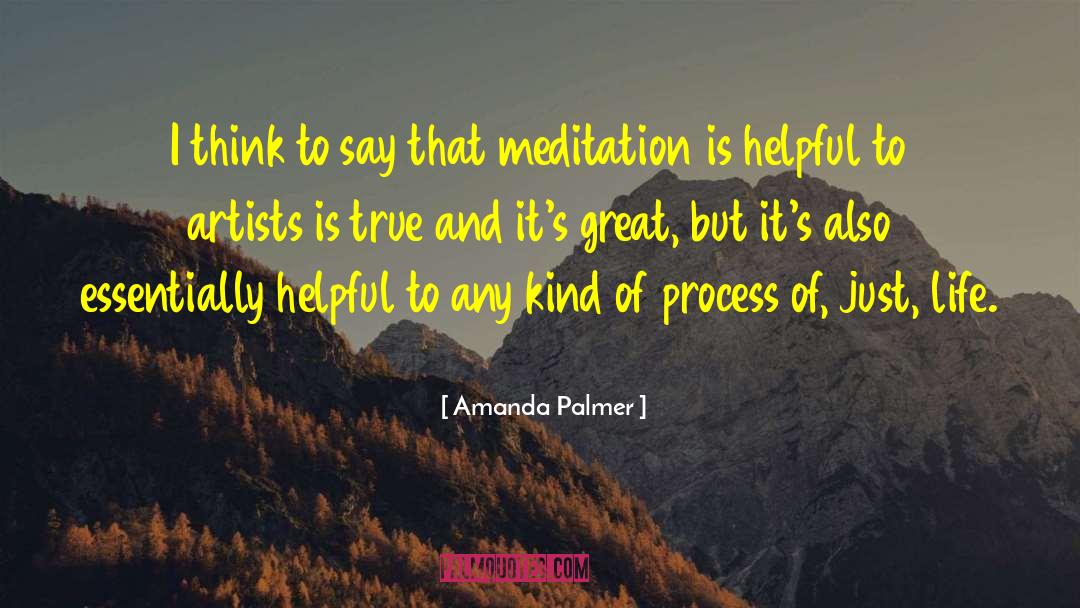 Amanda Palmer Quotes: I think to say that