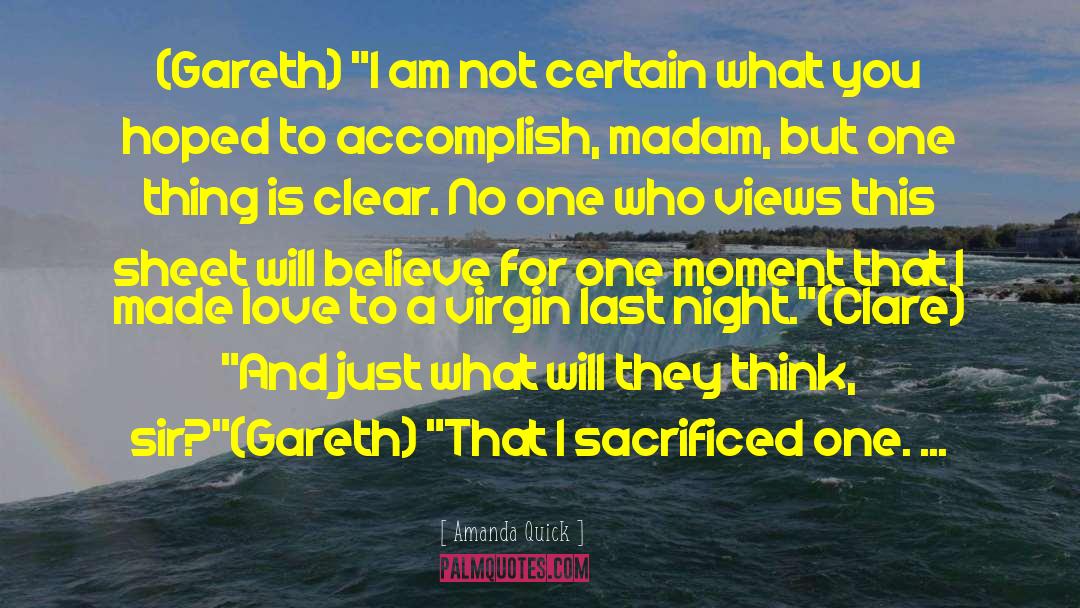 Amanda Quick Quotes: (Gareth) <br /> 