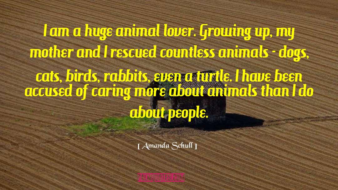 Amanda Schull Quotes: I am a huge animal