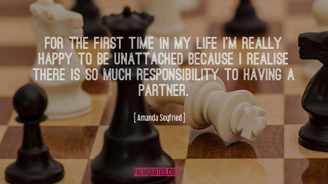 Amanda Seyfried Quotes: For the first time in