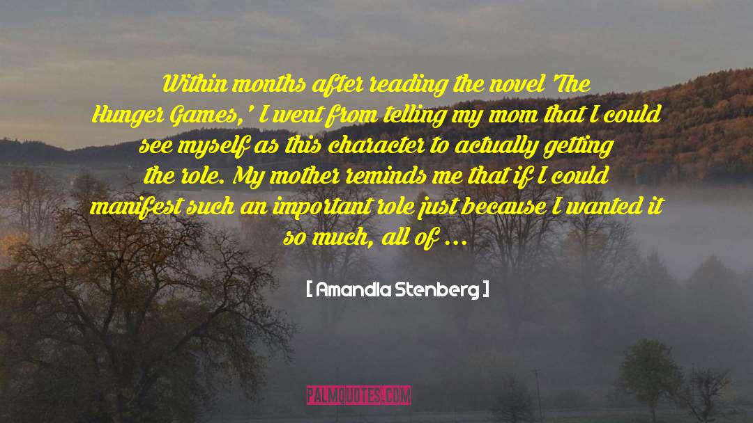 Amandla Stenberg Quotes: Within months after reading the