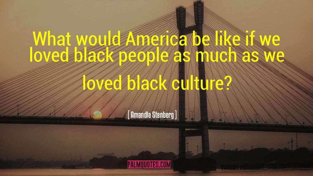Amandla Stenberg Quotes: What would America be like
