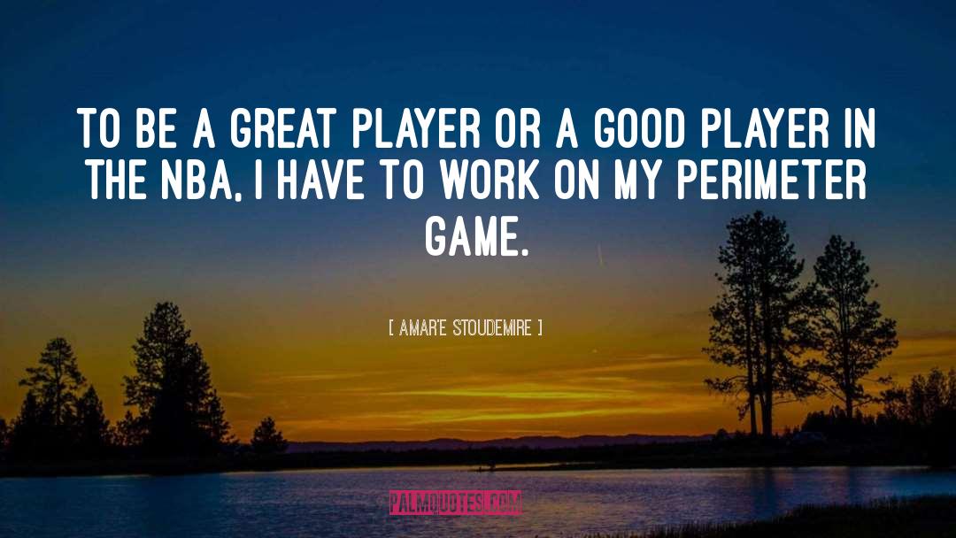 Amar'e Stoudemire Quotes: To be a great player