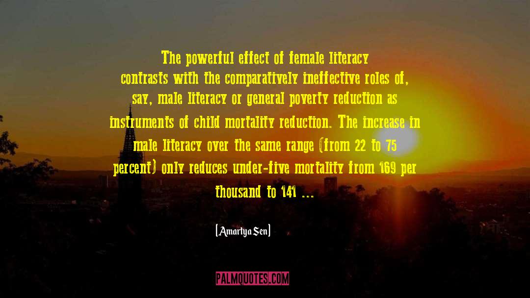 Amartya Sen Quotes: The powerful effect of female