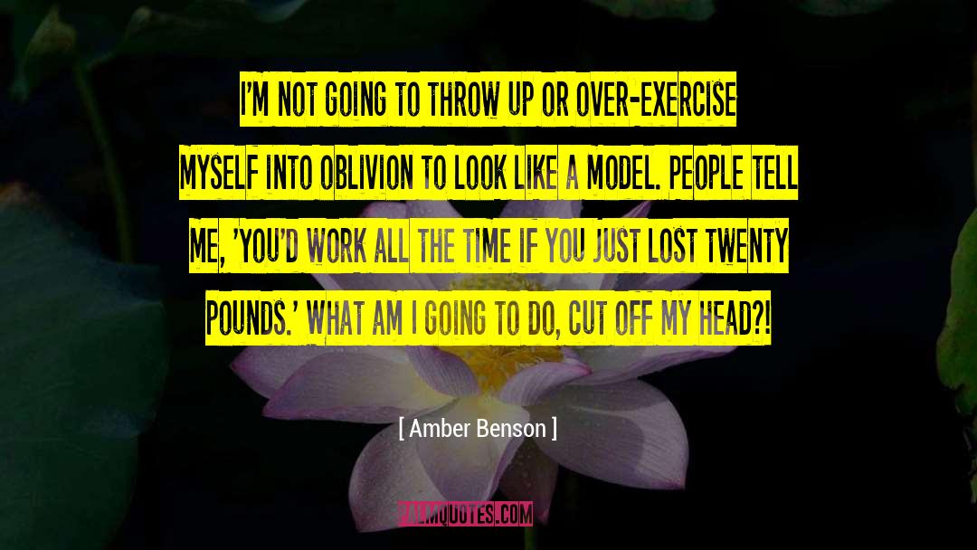 Amber Benson Quotes: I'm not going to throw