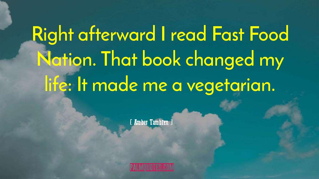 Amber Tamblyn Quotes: Right afterward I read Fast