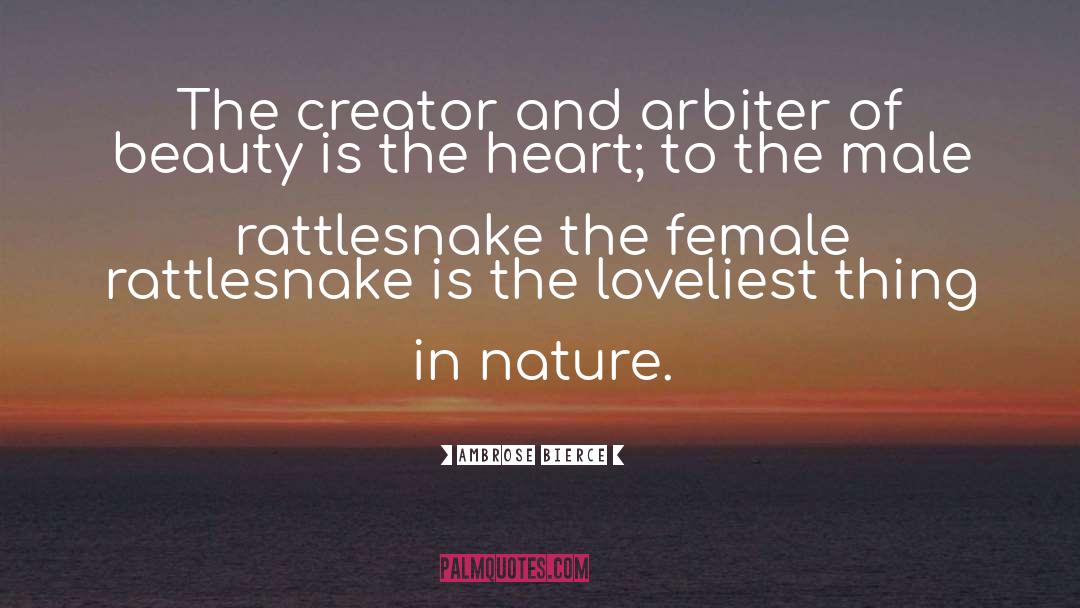 Ambrose Bierce Quotes: The creator and arbiter of