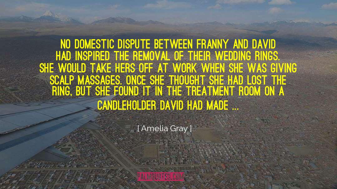 Amelia Gray Quotes: No domestic dispute between Franny