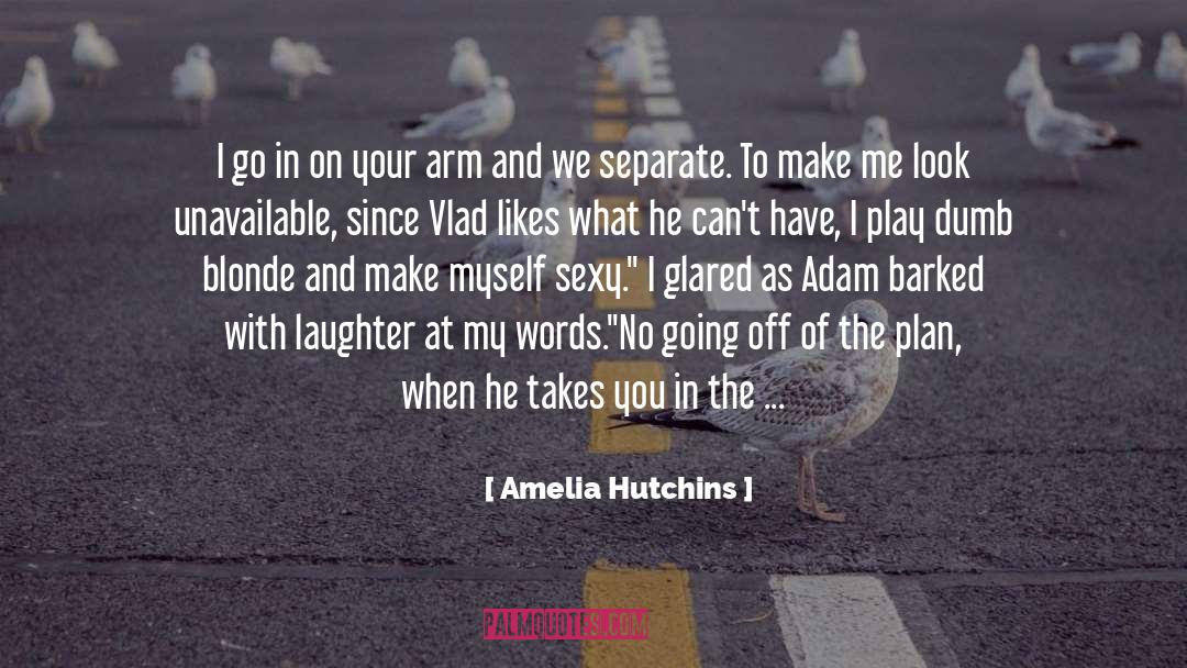 Amelia Hutchins Quotes: I go in on your