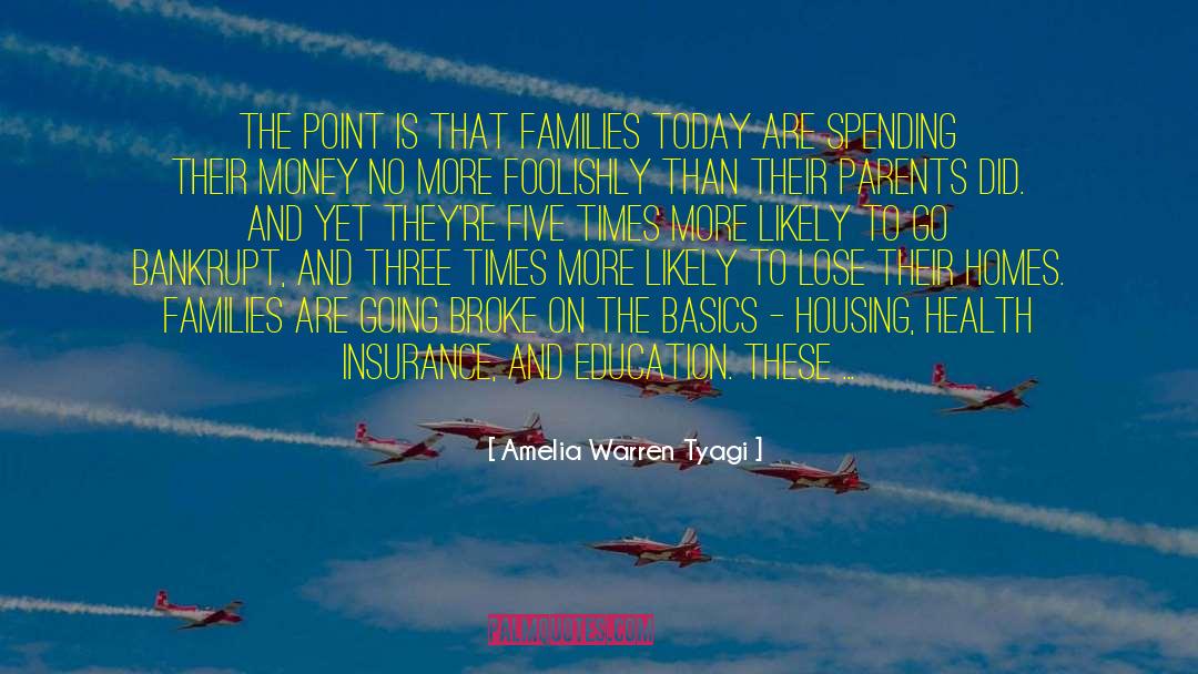 Amelia Warren Tyagi Quotes: The point is that families