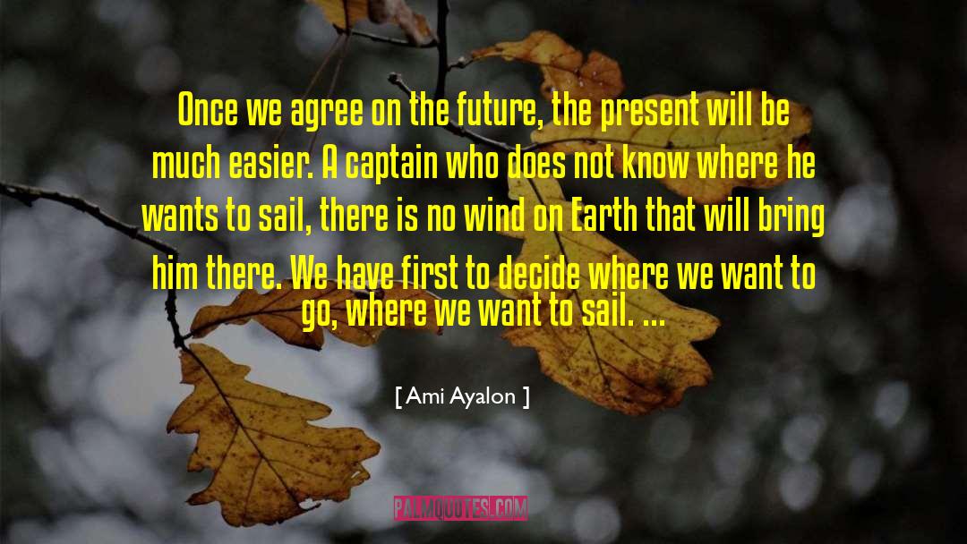 Ami Ayalon Quotes: Once we agree on the