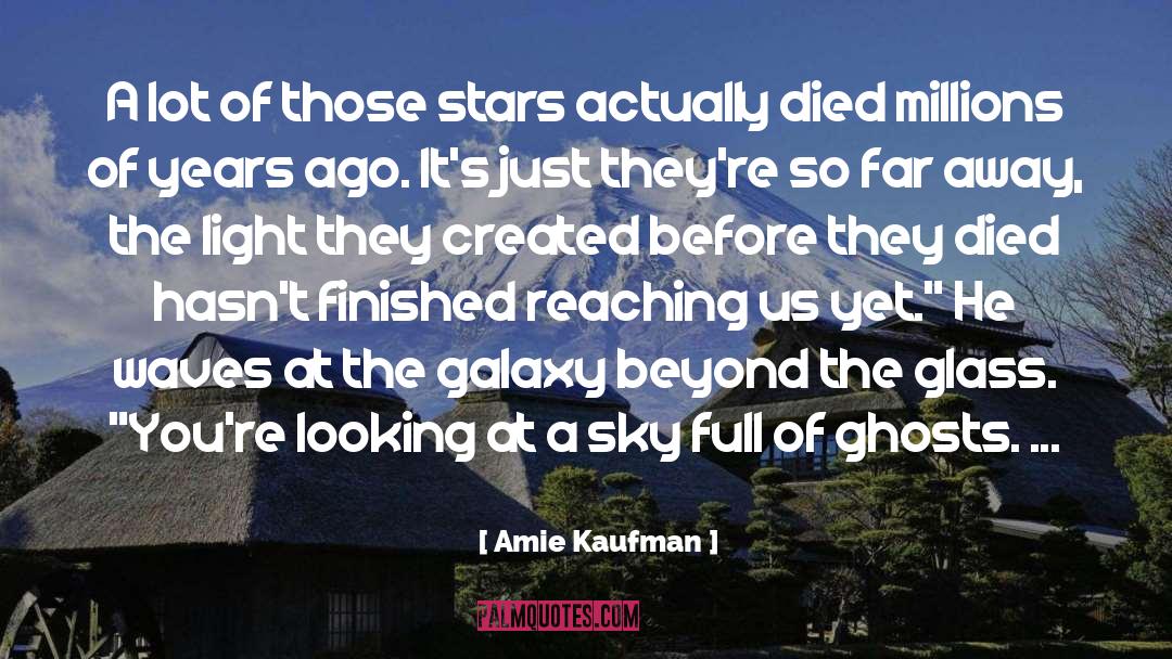 Amie Kaufman Quotes: A lot of those stars