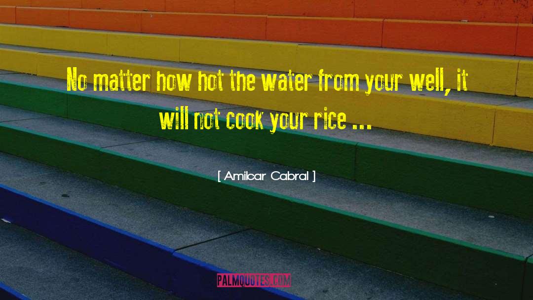 Amilcar Cabral Quotes: No matter how hot the