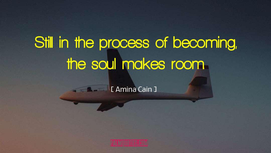 Amina Cain Quotes: Still in the process of