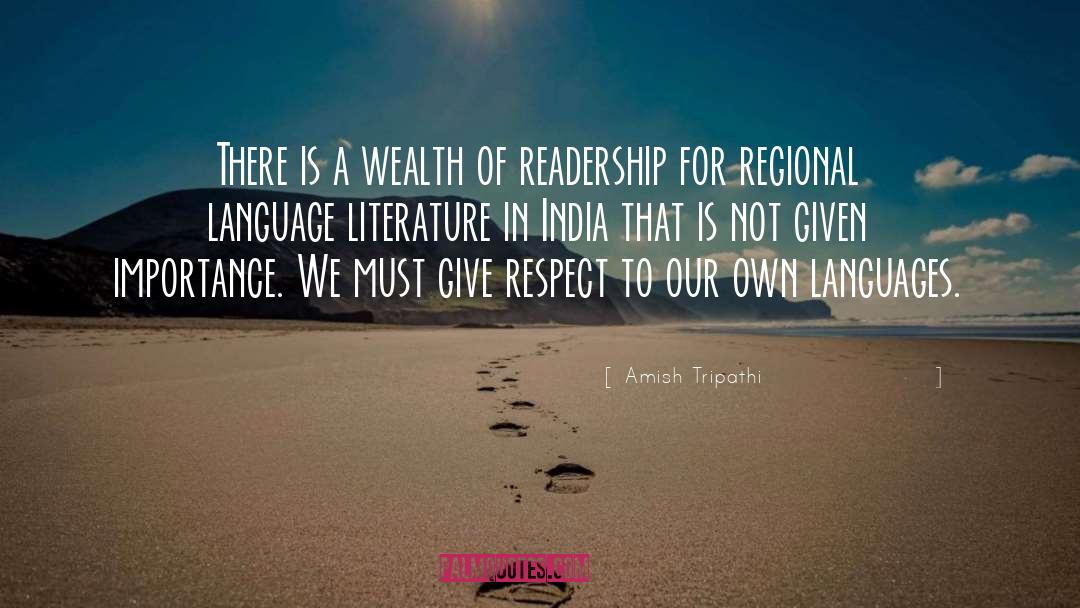 Amish Tripathi Quotes: There is a wealth of