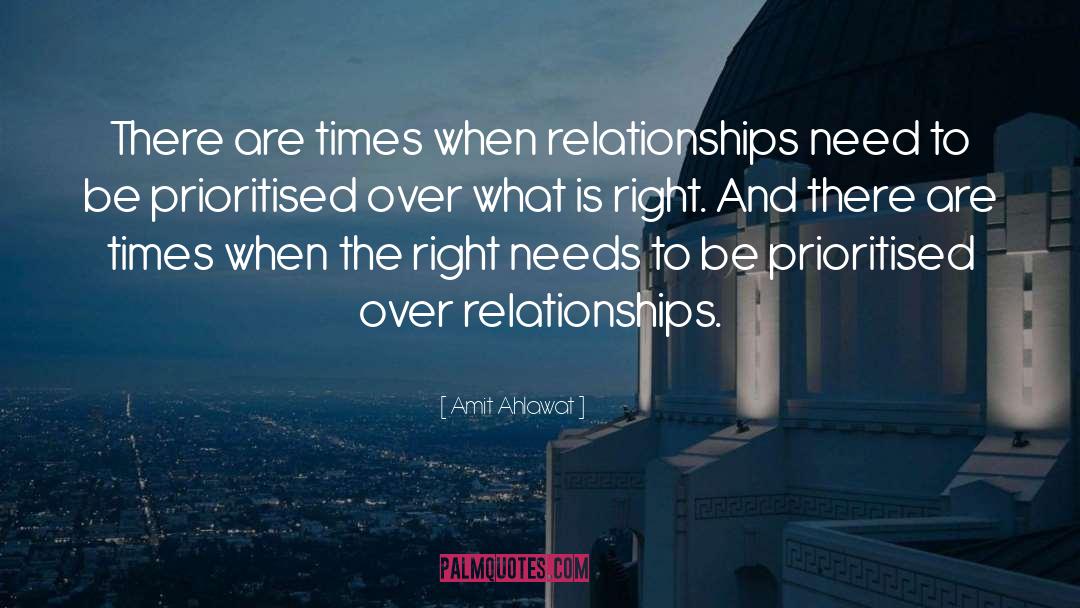 Amit Ahlawat Quotes: There are times when relationships