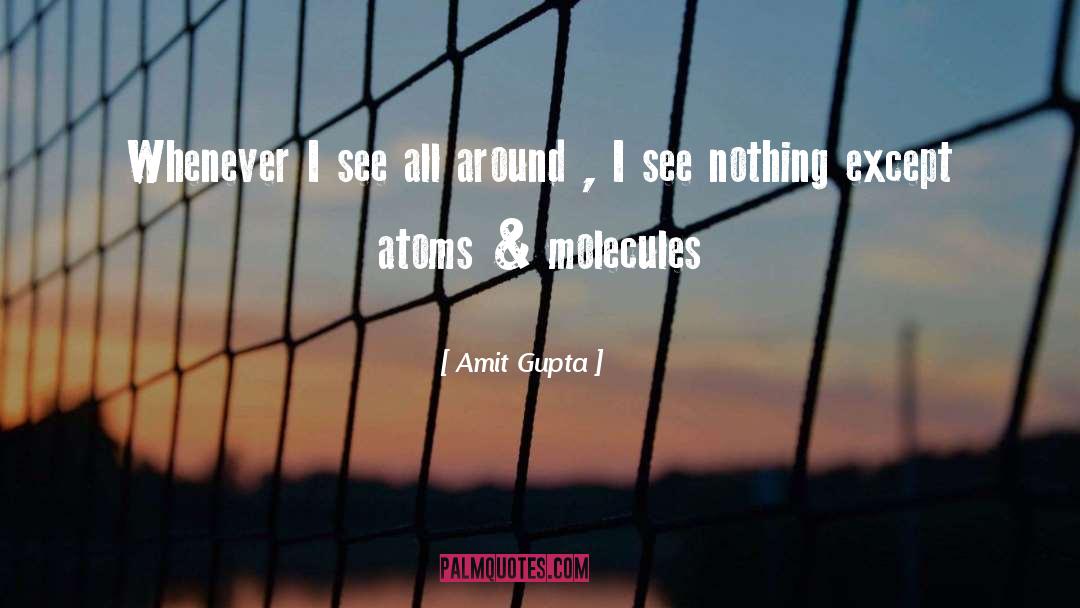 Amit Gupta Quotes: Whenever I see all around