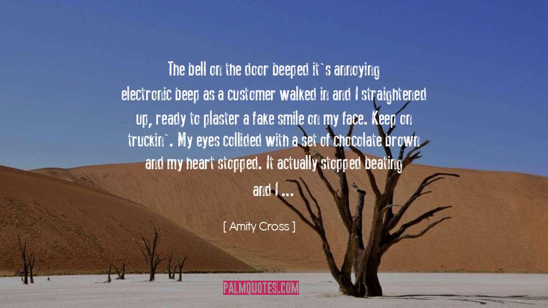 Amity Cross Quotes: The bell on the door