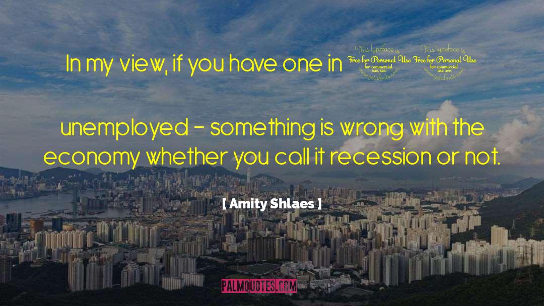 Amity Shlaes Quotes: In my view, if you