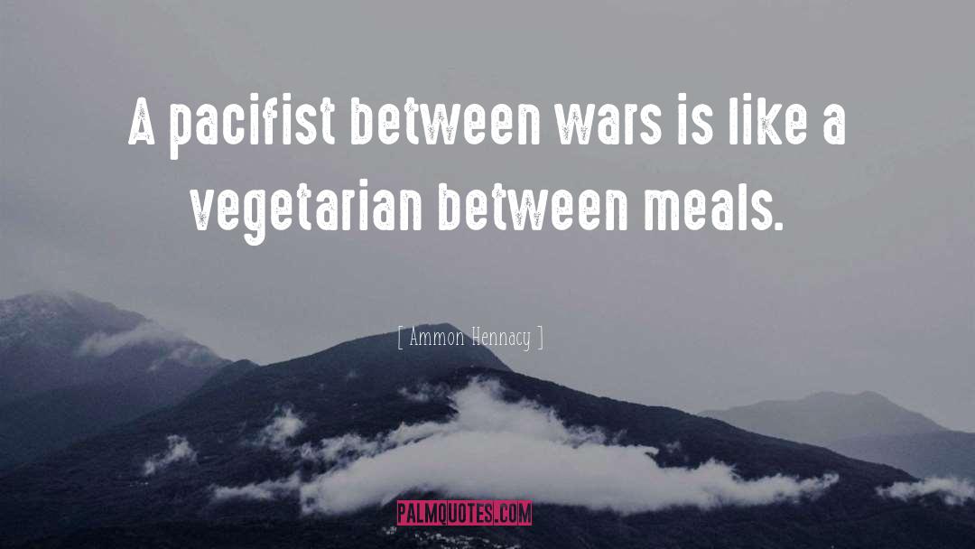 Ammon Hennacy Quotes: A pacifist between wars is