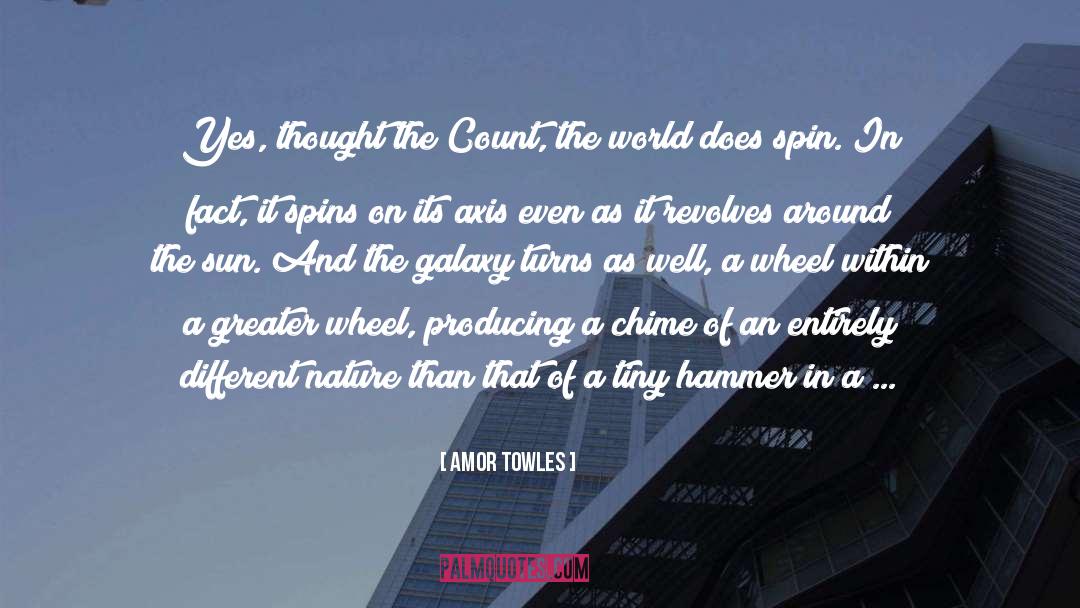 Amor Towles Quotes: Yes, thought the Count, the