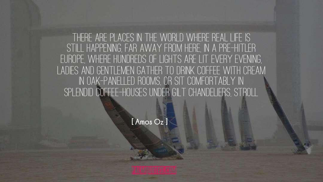Amos Oz Quotes: There are places in the