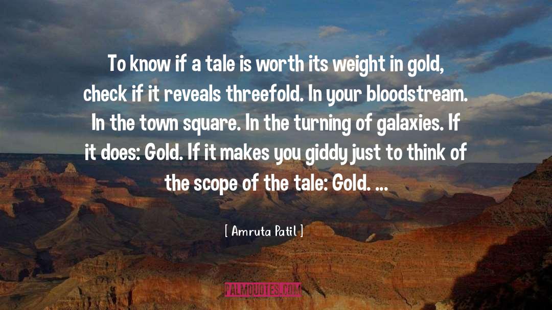 Amruta Patil Quotes: To know if a tale