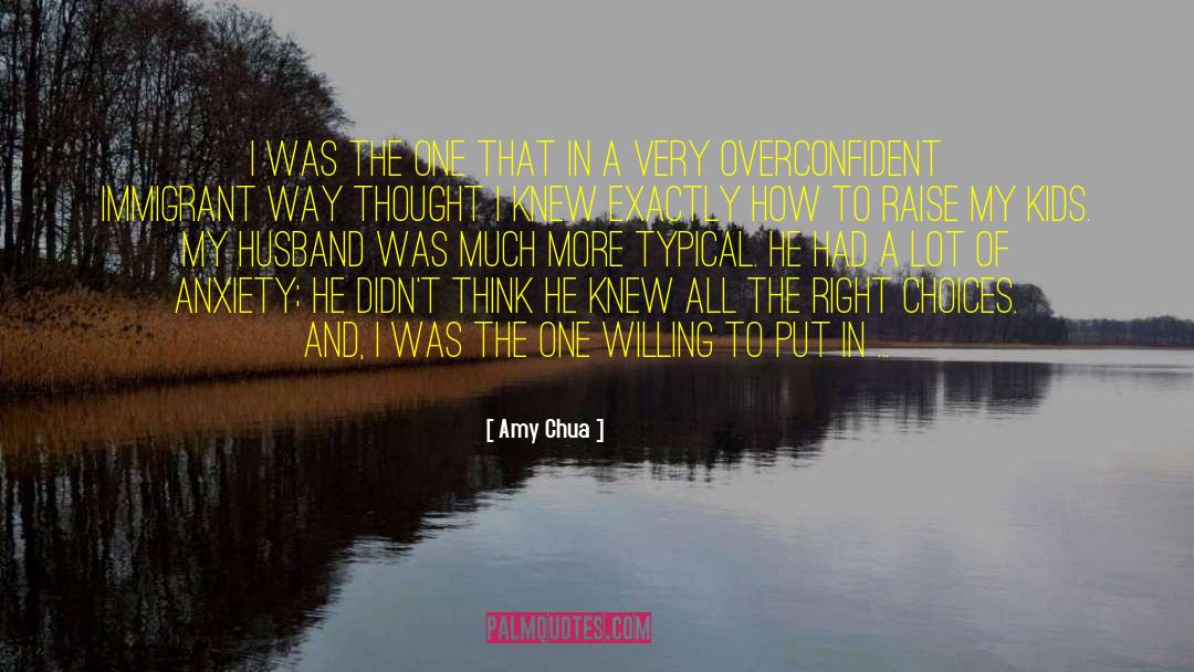 Amy Chua Quotes: I was the one that