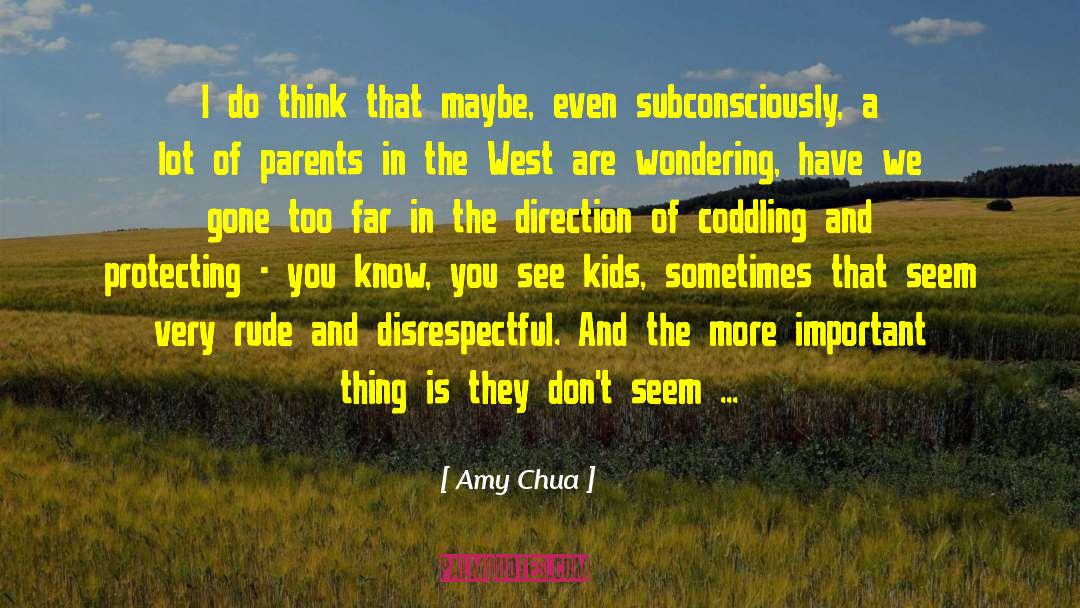 Amy Chua Quotes: I do think that maybe,