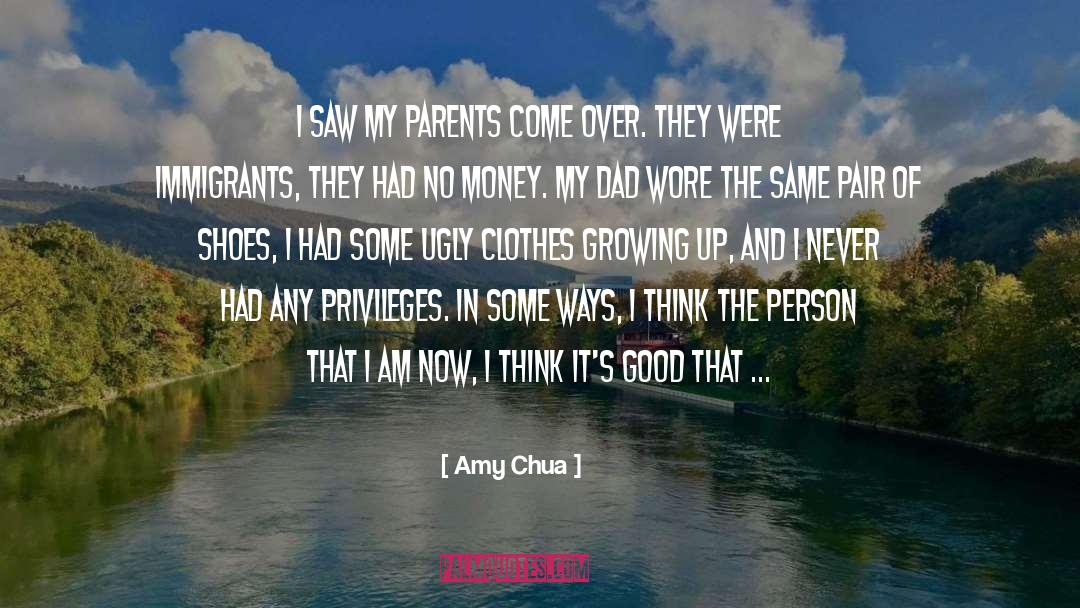 Amy Chua Quotes: I saw my parents come