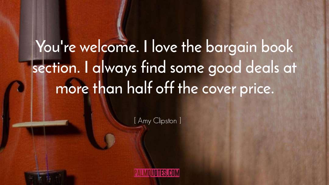 Amy Clipston Quotes: You're welcome. I love the
