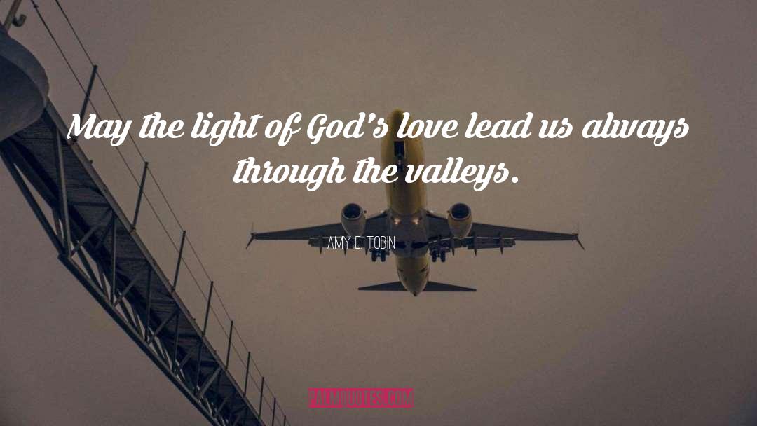Amy E. Tobin Quotes: May the light of God's
