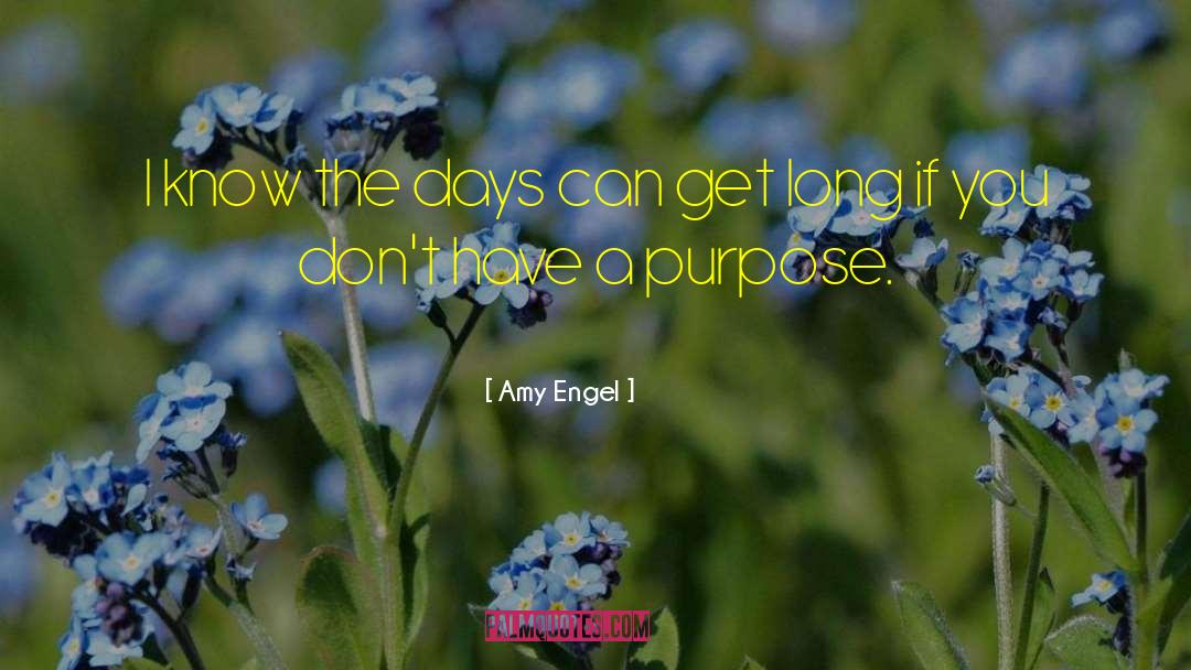 Amy Engel Quotes: I know the days can