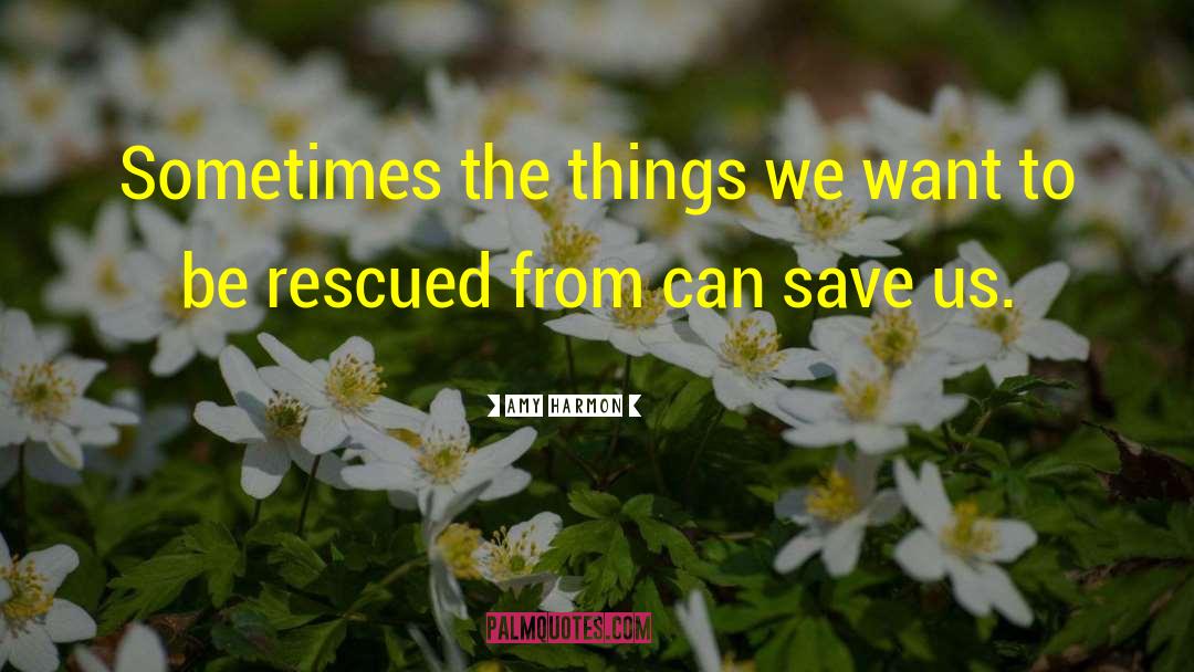 Amy Harmon Quotes: Sometimes the things we want