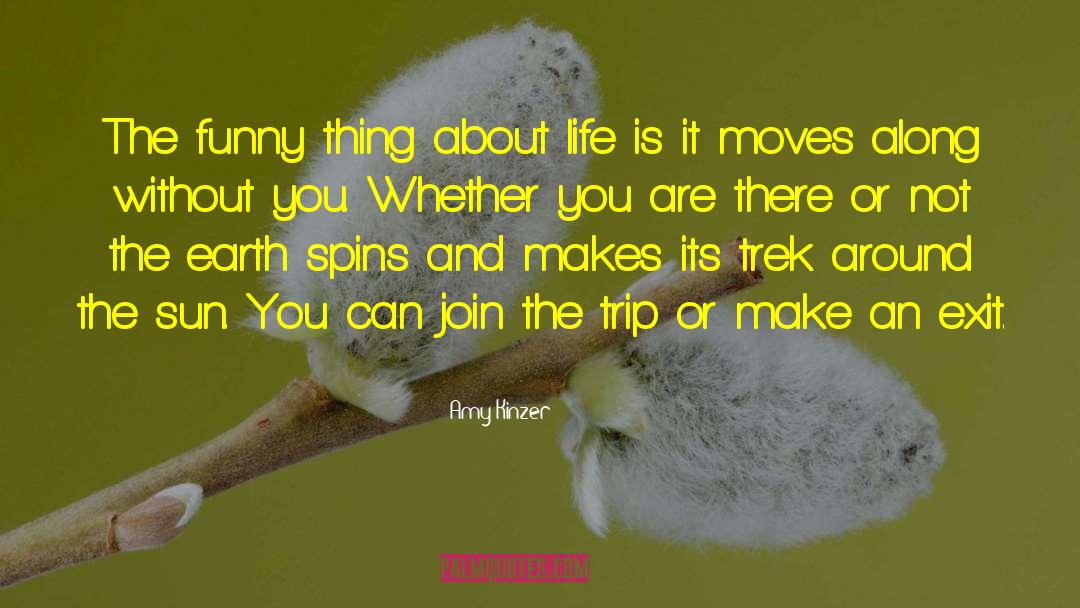 Amy Kinzer Quotes: The funny thing about life