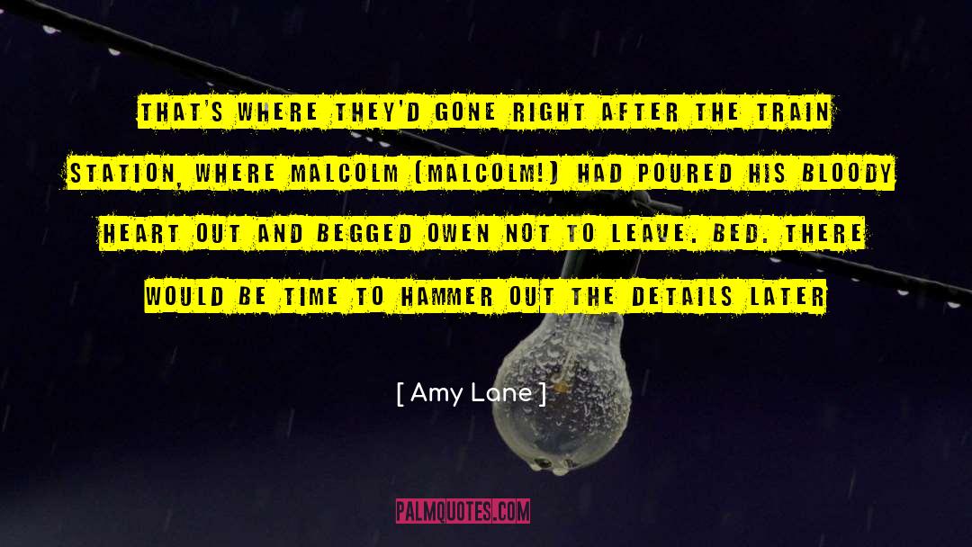 Amy Lane Quotes: That's where they'd gone right