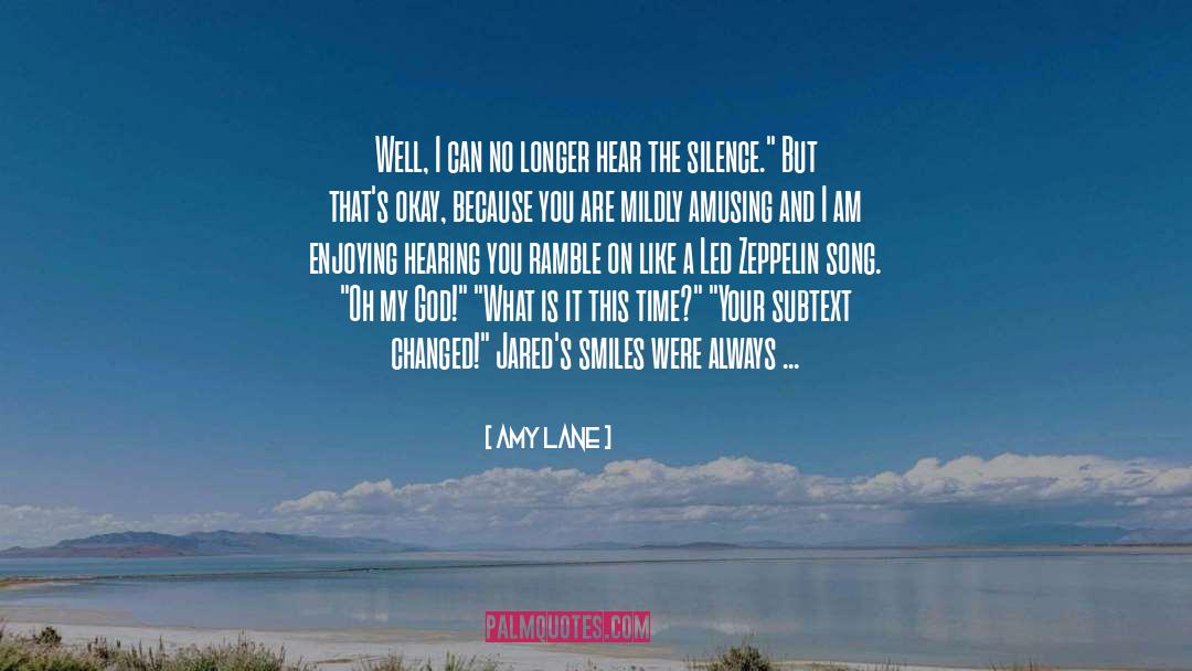 Amy Lane Quotes: Well, I can no longer