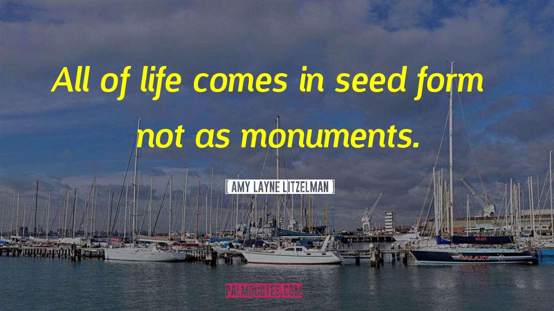 Amy Layne Litzelman Quotes: All of life comes in