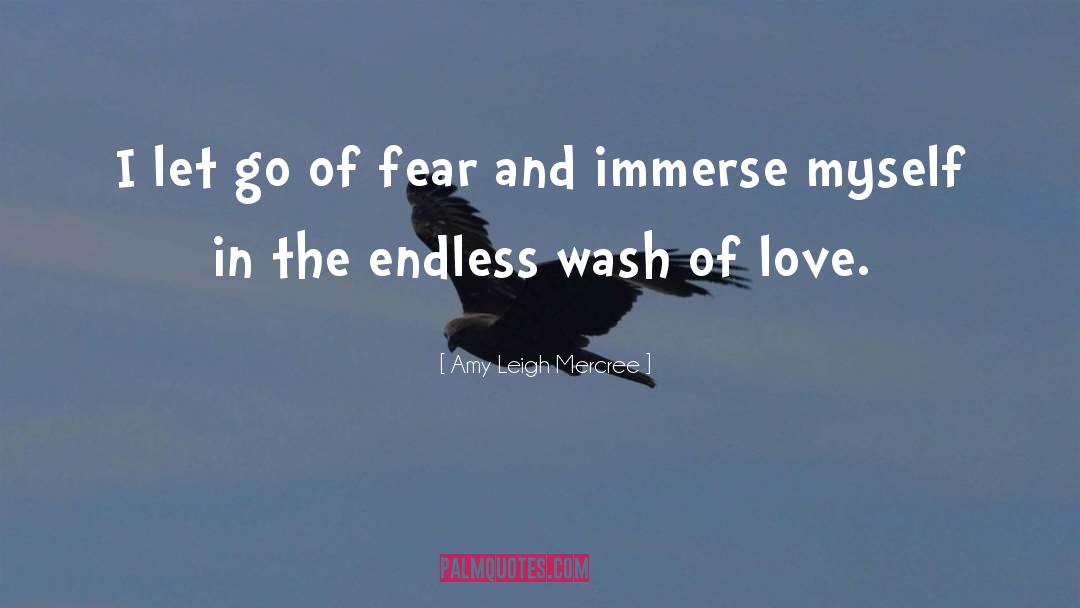 Amy Leigh Mercree Quotes: I let go of fear