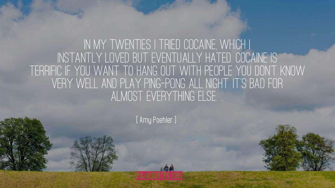 Amy Poehler Quotes: In my twenties I tried