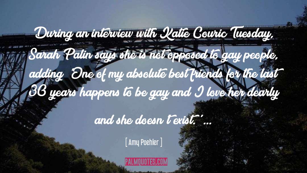 Amy Poehler Quotes: During an interview with Katie