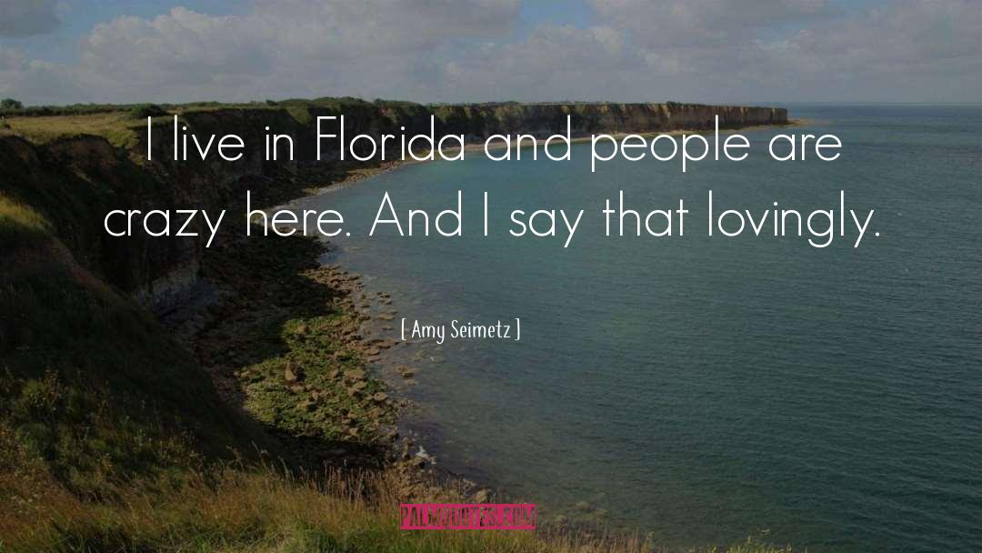 Amy Seimetz Quotes: I live in Florida and