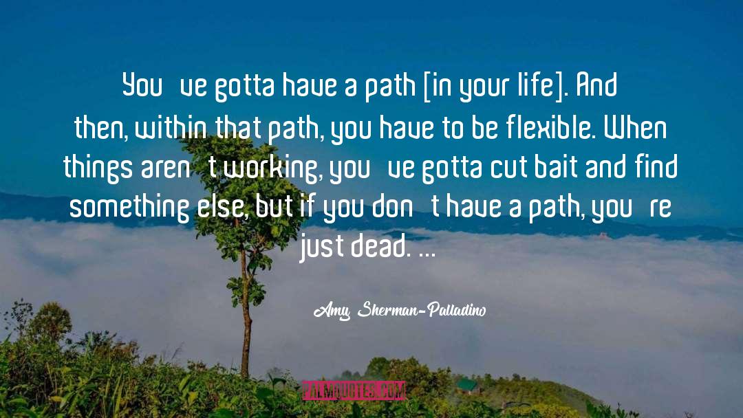 Amy Sherman-Palladino Quotes: You've gotta have a path