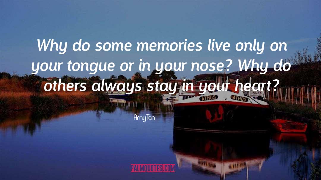 Amy Tan Quotes: Why do some memories live